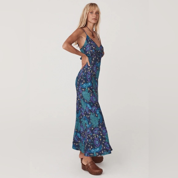 NWT SPELL Boheme Bias Strappy Dress - Small - Picture 2 of 7